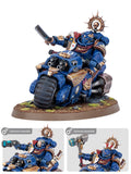 Space Marines Captain On Bike