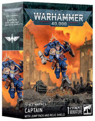 Space Marines: Captain With Jump Pack & Relic Shield