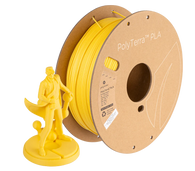 POLYMAKER PolyTerra PLA Matte 3D Printer Filament 1.75mm 1KG (Savannah Yellow)